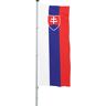 Mannus Bandeira para içar/bandeira nacional, formato 1,2 x 3 m, Eslováquia