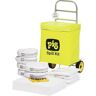 PIG Kit de emergência em trolley, versão para óleo, absorve 54,3 l