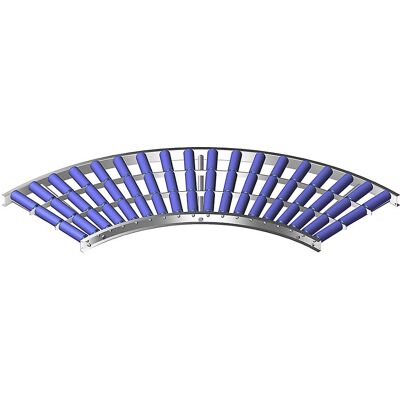 Gura Esteira rolante leve, caixilho em alumínio com rolos de plástico , lar da esteira 500 mm, curva 90°, raio interior 800 mm, distância entre eixos 100 mm, Esteira rolante leve, caixilho em alumínio com rolos de plástico, lar da esteira 500 mm, curva 90 Gura Esteira rolante leve, caixilho em alumínio com rolos de plástico , lar da esteira 500 mm, curva 90°, raio interior 800 mm, distância entre eixos 100 mm, Esteira rolante leve, caixilho em alumínio com rolos de plástico, lar da esteira 500 mm, curva 90