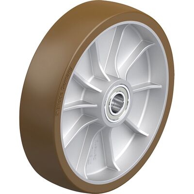 Blickle Roda para cargas pesadas ALB , rolamento de esferas, Ø x largura da roda 250 x 60 mm, capacidade de carga 1250 kg, Roda para cargas pesadas ALB, rolamento de esferas, Ø x largura da roda 250 x 60 mm, capacidade de carga 1250 kg. Elastómero de poli Blickle Roda para cargas pesadas ALB , rolamento de esferas, Ø x largura da roda 250 x 60 mm, capacidade de carga 1250 kg, Roda para cargas pesadas ALB, rolamento de esferas, Ø x largura da roda 250 x 60 mm, capacidade de carga 1250 kg. Elastómero de poli
