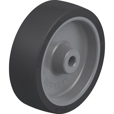 Blickle Roda com revestimento de rolamento em silicone/borracha POSI , mancal de deslize, Ø x largura da roda 125 x 40 mm, Roda com revestimento de rolamento em silicone/borracha POSI, mancal de deslize, Ø x largura da roda 125 x 40 mm. Silicone/borracha Blickle Roda com revestimento de rolamento em silicone/borracha POSI , mancal de deslize, Ø x largura da roda 125 x 40 mm, Roda com revestimento de rolamento em silicone/borracha POSI, mancal de deslize, Ø x largura da roda 125 x 40 mm. Silicone/borracha