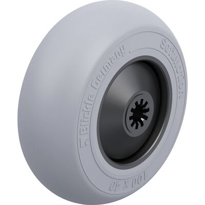 Roda Blickle SoftMotion 100x40mm - Roda Roda Blickle SoftMotion 100x40mm - Roda