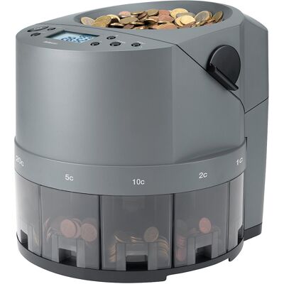 Safescan Contador e classificador de moedas , 1450, para moedas EUR, Contador e classificador de moedas, 1450, para moedas EUR. Contar e separar moedas. Velocidade de contagem de até 500 moedas por minuto. Os resultados da contagem são apresentados (valor Safescan Contador e classificador de moedas , 1450, para moedas EUR, Contador e classificador de moedas, 1450, para moedas EUR. Contar e separar moedas. Velocidade de contagem de até 500 moedas por minuto. Os resultados da contagem são apresentados (valor