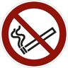kaiserkraft Sinais de proibição, proibido fumar, embalagem de 10 unid., película, Ø 100 mm