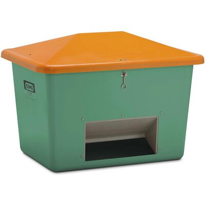 CEMO Recipiente para material a granel em plástico reforçado por fibra de vidro , volume 700 l, com abertura de remoção, recipiente verde, Recipiente para material a granel em plástico reforçado por fibra de vidro, volume 700 l, com abertura de remoção, r CEMO Recipiente para material a granel em plástico reforçado por fibra de vidro , volume 700 l, com abertura de remoção, recipiente verde, Recipiente para material a granel em plástico reforçado por fibra de vidro, volume 700 l, com abertura de remoção, r
