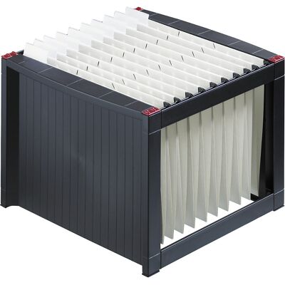 helit Estrutura de arquivo suspenso , LxPxA 360 x 380 x 272 mm, embalagem de 4 unid., preto, Estrutura de arquivo suspenso, LxPxA 360 x 380 x 272 mm, embalagem de 4 unid., preto. Empilhável. Fácil de montar através de uniões de encaixe. Pés de borracha pr helit Estrutura de arquivo suspenso , LxPxA 360 x 380 x 272 mm, embalagem de 4 unid., preto, Estrutura de arquivo suspenso, LxPxA 360 x 380 x 272 mm, embalagem de 4 unid., preto. Empilhável. Fácil de montar através de uniões de encaixe. Pés de borracha pr