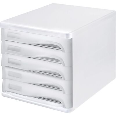 helit Caixa de gavetas , cor do corpo branco, embalagem de 4 unid., cor das gavetas cinzento claro, Caixa de gavetas, cor do corpo branco, embalagem de 4 unid., cor das gavetas cinzento claro. Gavetas facilmente extraíveis com bloqueio de extração. Forma helit Caixa de gavetas , cor do corpo branco, embalagem de 4 unid., cor das gavetas cinzento claro, Caixa de gavetas, cor do corpo branco, embalagem de 4 unid., cor das gavetas cinzento claro. Gavetas facilmente extraíveis com bloqueio de extração. Forma