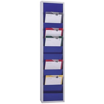 EICHNER Quadro de planeamento, com 10 calhas , uma fila, AxLxP 1280 x 315 x 74 mm, azul, Quadro de planeamento, com 10 calhas, uma fila, AxLxP 1280 x 315 x 74 mm, azul. Superfície em metal pintado a pó que repela a sujidade. Quadros combináveis infinitame EICHNER Quadro de planeamento, com 10 calhas , uma fila, AxLxP 1280 x 315 x 74 mm, azul, Quadro de planeamento, com 10 calhas, uma fila, AxLxP 1280 x 315 x 74 mm, azul. Superfície em metal pintado a pó que repela a sujidade. Quadros combináveis infinitame