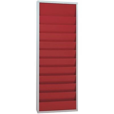 EICHNER Quadro de planeamento, com 10 calhas , duas filas, AxLxP 1280 x 554 x 74 mm, vermelho, Quadro de planeamento, com 10 calhas, duas filas, AxLxP 1280 x 554 x 74 mm, vermelho. Superfície em metal pintado a pó que repela a sujidade. Quadros combinávei EICHNER Quadro de planeamento, com 10 calhas , duas filas, AxLxP 1280 x 554 x 74 mm, vermelho, Quadro de planeamento, com 10 calhas, duas filas, AxLxP 1280 x 554 x 74 mm, vermelho. Superfície em metal pintado a pó que repela a sujidade. Quadros combinávei