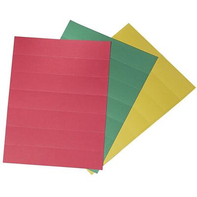 EICHNER Placas de identificação Kanban , embalagem de 126 unid., cores sortidas, Placas de identificação Kanban, embalagem de 126 unid., cores sortidas. Placas de identificação perfuradas para utilização nos quadros de planeamento Flexo-Board. 3 folhas co EICHNER Placas de identificação Kanban , embalagem de 126 unid., cores sortidas, Placas de identificação Kanban, embalagem de 126 unid., cores sortidas. Placas de identificação perfuradas para utilização nos quadros de planeamento Flexo-Board. 3 folhas co