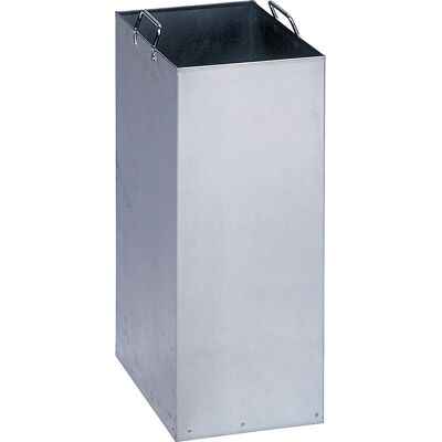 Contentor de lixo em aço galvanizado - 40L - Acessórios para separação de resíduos Contentor de lixo em aço galvanizado - 40L - Acessórios para separação de resíduos