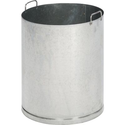 VAR Balde interior, galvanizado , para cinzeiros Ø 420 mm, redondo, Balde interior, galvanizado, para cinzeiros Ø 420 mm, redondo. As pegas ultrapassam a borda superior do balde em cerca de 35 mm. VAR Balde interior, galvanizado , para cinzeiros Ø 420 mm, redondo, Balde interior, galvanizado, para cinzeiros Ø 420 mm, redondo. As pegas ultrapassam a borda superior do balde em cerca de 35 mm.