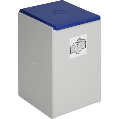 VAR Coletor de materiais recicláveis em plástico , recipiente individual com capacidade de 60 l, azul, Coletor de materiais recicláveis em plástico, recipiente individual com capacidade de 60 l, azul. Recipientes de plástico robusto e antichoque. Separaçã VAR Coletor de materiais recicláveis em plástico , recipiente individual com capacidade de 60 l, azul, Coletor de materiais recicláveis em plástico, recipiente individual com capacidade de 60 l, azul. Recipientes de plástico robusto e antichoque. Separaçã