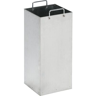 VAR Balde interior, galvanizado , para cinzeiros 260 x 260 mm, retangular, Balde interior, galvanizado, para cinzeiros 260 x 260 mm, retangular. As pegas ultrapassam a borda superior do balde em cerca de 35 mm. VAR Balde interior, galvanizado , para cinzeiros 260 x 260 mm, retangular, Balde interior, galvanizado, para cinzeiros 260 x 260 mm, retangular. As pegas ultrapassam a borda superior do balde em cerca de 35 mm.