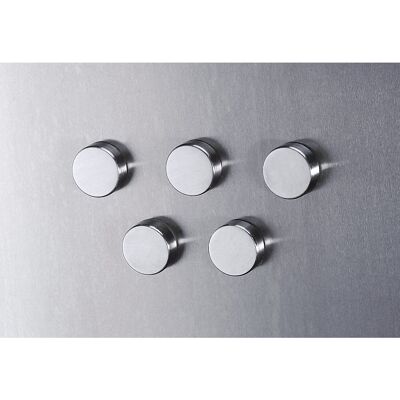 SMIT VISUAL Íman em aço inoxidável , Ø 24 mm, UE de 36 unid., Íman em aço inoxidável, Ø 24 mm, UE de 36 unid. Ø 24 mm. Embalagem de 36 unidades. SMIT VISUAL Íman em aço inoxidável , Ø 24 mm, UE de 36 unid., Íman em aço inoxidável, Ø 24 mm, UE de 36 unid. Ø 24 mm. Embalagem de 36 unidades.