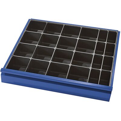RAU Divisória para gavetas , 1 caixa para peças pequenas com 24 compartimentos, para altura das gavetas 60 + 90 mm, Divisória para gavetas, 1 caixa para peças pequenas com 24 compartimentos, para altura das gavetas 60 + 90 mm. Para armários com dimensões RAU Divisória para gavetas , 1 caixa para peças pequenas com 24 compartimentos, para altura das gavetas 60 + 90 mm, Divisória para gavetas, 1 caixa para peças pequenas com 24 compartimentos, para altura das gavetas 60 + 90 mm. Para armários com dimensões