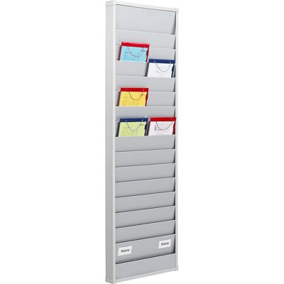 EICHNER Quadro de planeamento , versão standard, 15 calhas, Quadro de planeamento, versão standard, 15 calhas. Para uma organização e um planeamento perfeitos. Disposição clara das suas bolsas com tarefas ou documentos - tudo organizado. Superfície fácil EICHNER Quadro de planeamento , versão standard, 15 calhas, Quadro de planeamento, versão standard, 15 calhas. Para uma organização e um planeamento perfeitos. Disposição clara das suas bolsas com tarefas ou documentos - tudo organizado. Superfície fácil