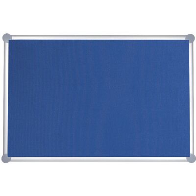 MAUL Quadro de pinos com armação em alumínio , forro em tecido, azul, LxA 1200 x 900 mm, Quadro de pinos com armação em alumínio, forro em tecido, azul, LxA 1200 x 900 mm. Superfície têxtil para a admissão de pinos. Perfil de câmara oca abaulado e estável MAUL Quadro de pinos com armação em alumínio , forro em tecido, azul, LxA 1200 x 900 mm, Quadro de pinos com armação em alumínio, forro em tecido, azul, LxA 1200 x 900 mm. Superfície têxtil para a admissão de pinos. Perfil de câmara oca abaulado e estável