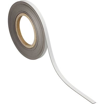 MAUL Fita de identificação , magnética, rolo de 10 m, embalagem de 2 unid., largura 10 mm, Fita de identificação, magnética, rolo de 10 m, embalagem de 2 unid., largura 10 mm. Para rotulagem que tem de ser alterada com frequência em estantes ferrosas no a MAUL Fita de identificação , magnética, rolo de 10 m, embalagem de 2 unid., largura 10 mm, Fita de identificação, magnética, rolo de 10 m, embalagem de 2 unid., largura 10 mm. Para rotulagem que tem de ser alterada com frequência em estantes ferrosas no a
