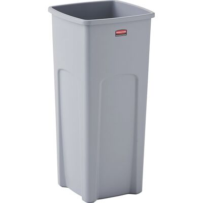 Rubbermaid Recipiente de materiais recicláveis UNTOUCHABLE® , volume 87 l, quadrado, cinzento, Recipiente de materiais recicláveis UNTOUCHABLE®, volume 87 l, quadrado, cinzento. Inserção a uma altura ergonómica. Combinável com tampas para uma eliminação h Rubbermaid Recipiente de materiais recicláveis UNTOUCHABLE® , volume 87 l, quadrado, cinzento, Recipiente de materiais recicláveis UNTOUCHABLE®, volume 87 l, quadrado, cinzento. Inserção a uma altura ergonómica. Combinável com tampas para uma eliminação h