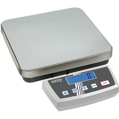 KERN Balança de plataforma , balança de dois âmbitos, âmbito de pesagem até 6 kg, legibilidade 1/2 g, prato da balança 318 x 308 mm, Balança de plataforma, balança de dois âmbitos, âmbito de pesagem até 6 kg, legibilidade 1/2 g, prato da balança 318 x 308 KERN Balança de plataforma , balança de dois âmbitos, âmbito de pesagem até 6 kg, legibilidade 1/2 g, prato da balança 318 x 308 mm, Balança de plataforma, balança de dois âmbitos, âmbito de pesagem até 6 kg, legibilidade 1/2 g, prato da balança 318 x 308