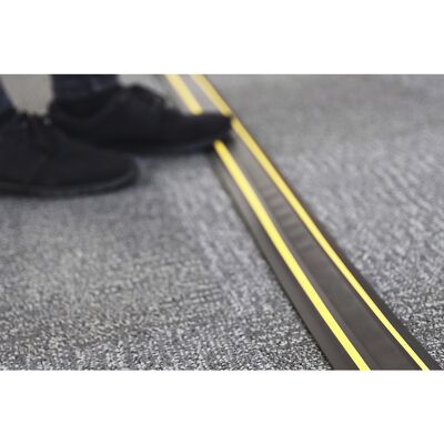 KaiserKraft CablePro Canaleta para cabos - Segurança, Preto/Amarelo, 3m KaiserKraft CablePro Canaleta para cabos - Segurança, Preto/Amarelo, 3m