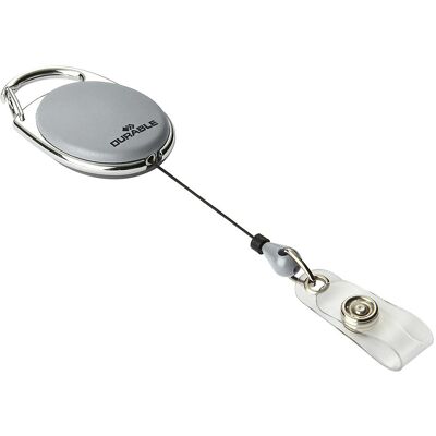 DURABLE Porta-identificação JOJO STYLE , com laço com botão de pressão, embalagem de 20 unid., cinzento, Porta-identificação JOJO STYLE, com laço com botão de pressão, embalagem de 20 unid., cinzento. Ideais para cartões de identificação de empresas e fáb DURABLE Porta-identificação JOJO STYLE , com laço com botão de pressão, embalagem de 20 unid., cinzento, Porta-identificação JOJO STYLE, com laço com botão de pressão, embalagem de 20 unid., cinzento. Ideais para cartões de identificação de empresas e fáb