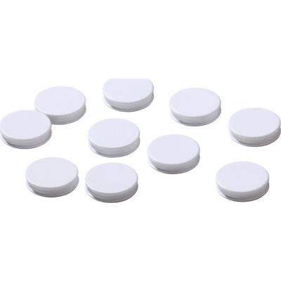 SMIT VISUAL Íman para quadros de vidro/quadros brancos , embalagem de 10 unid., Ø 25 mm, branco com capa de plástico, Íman para quadros de vidro/quadros brancos, embalagem de 10 unid., Ø 25 mm, branco com capa de plástico. Força de aderência especialmente SMIT VISUAL Íman para quadros de vidro/quadros brancos , embalagem de 10 unid., Ø 25 mm, branco com capa de plástico, Íman para quadros de vidro/quadros brancos, embalagem de 10 unid., Ø 25 mm, branco com capa de plástico. Força de aderência especialmente
