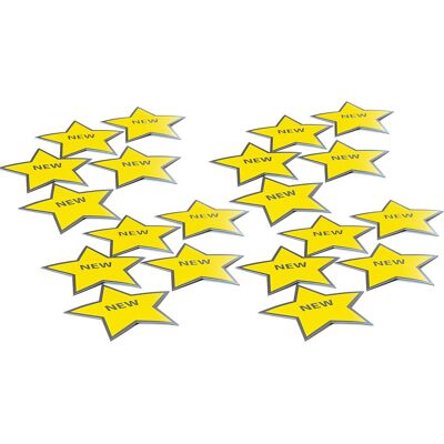 SMIT VISUAL Símbolo magnético NEW STAR , LxA 63 x 60 mm, embalagem de 20 unid., amarelo/preto, Símbolo magnético NEW STAR, LxA 63 x 60 mm, embalagem de 20 unid., amarelo/preto. Películas magnéticas laváveis e reutilizáveis, que podem ser escritas com marc SMIT VISUAL Símbolo magnético NEW STAR , LxA 63 x 60 mm, embalagem de 20 unid., amarelo/preto, Símbolo magnético NEW STAR, LxA 63 x 60 mm, embalagem de 20 unid., amarelo/preto. Películas magnéticas laváveis e reutilizáveis, que podem ser escritas com marc