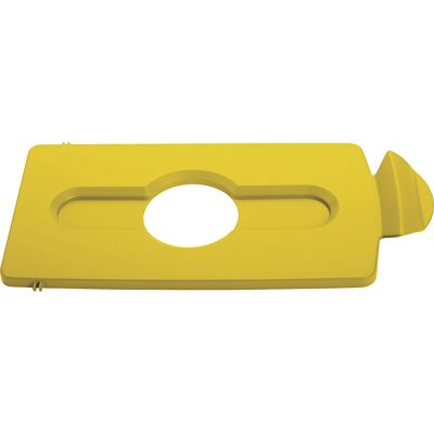 Rubbermaid Tampa de encaixe , abertura para garrafas/latas, amarelo, Tampa de encaixe, abertura para garrafas/latas, amarelo. Em 7 opções de cores. Para eliminar materiais de reciclagem maiores. Rubbermaid Tampa de encaixe , abertura para garrafas/latas, amarelo, Tampa de encaixe, abertura para garrafas/latas, amarelo. Em 7 opções de cores. Para eliminar materiais de reciclagem maiores.