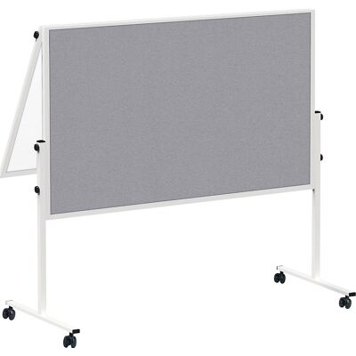 MAUL Painel de conferência solid, móvel , rebatível, quadro branco/superfície em feltro cinzento, Painel de conferência solid, móvel, rebatível, quadro branco/superfície em feltro cinzento. Rebatível através de pinos deslizantes. Resistente com uma superf MAUL Painel de conferência solid, móvel , rebatível, quadro branco/superfície em feltro cinzento, Painel de conferência solid, móvel, rebatível, quadro branco/superfície em feltro cinzento. Rebatível através de pinos deslizantes. Resistente com uma superf