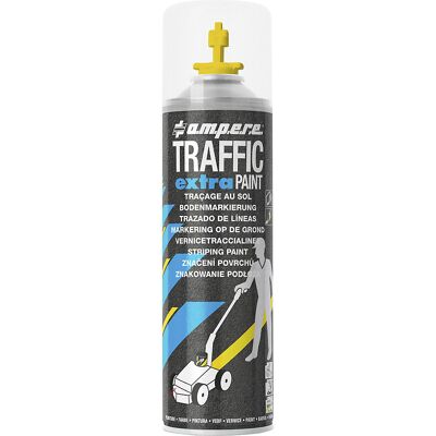 Ampere Tinta de marcação Traffic extra Paint® para uso intensivo , volume 500 ml, embalagem 12 latas, amarelo, Tinta de marcação Traffic extra Paint® para uso intensivo, volume 500 ml, embalagem 12 latas, amarelo. Com teor de pigmentos muito elevado. Cobe Ampere Tinta de marcação Traffic extra Paint® para uso intensivo , volume 500 ml, embalagem 12 latas, amarelo, Tinta de marcação Traffic extra Paint® para uso intensivo, volume 500 ml, embalagem 12 latas, amarelo. Com teor de pigmentos muito elevado. Cobe