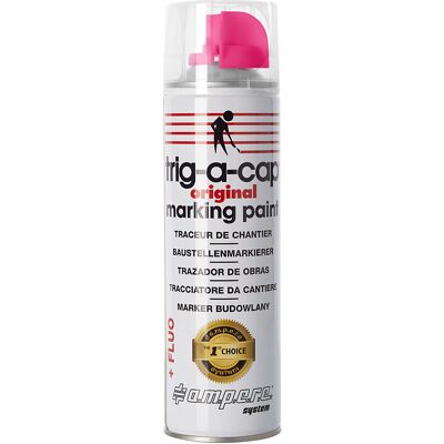 Ampere - Spray de marcação para canteiro de obras - Rosa neon - 500ml Ampere - Spray de marcação para canteiro de obras - Rosa neon - 500ml