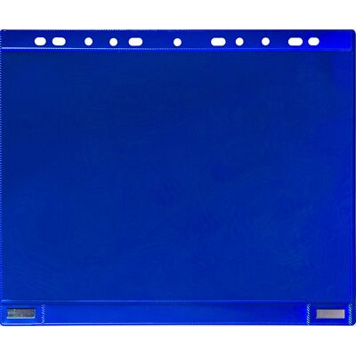 Tarifold Bolsa transparente magnética com margem de encadernação , magnético, A4, embalagem de 5 unid., azul, Bolsa transparente magnética com margem de encadernação, magnético, A4, embalagem de 5 unid., azul. Margem superior com 11 furos de suspensão, ma Tarifold Bolsa transparente magnética com margem de encadernação , magnético, A4, embalagem de 5 unid., azul, Bolsa transparente magnética com margem de encadernação, magnético, A4, embalagem de 5 unid., azul. Margem superior com 11 furos de suspensão, ma