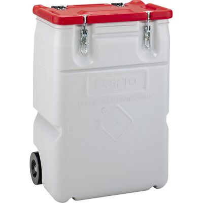 CEMO Recipiente coletor de substâncias perigosas Mobil-Box , capacidade 170 l, CxLxA 400 x 600 x 880 mm, vermelho, Recipiente coletor de substâncias perigosas Mobil-Box, capacidade 170 l, CxLxA 400 x 600 x 880 mm, vermelho. Recipiente para recolher e arma CEMO Recipiente coletor de substâncias perigosas Mobil-Box , capacidade 170 l, CxLxA 400 x 600 x 880 mm, vermelho, Recipiente coletor de substâncias perigosas Mobil-Box, capacidade 170 l, CxLxA 400 x 600 x 880 mm, vermelho. Recipiente para recolher e arma