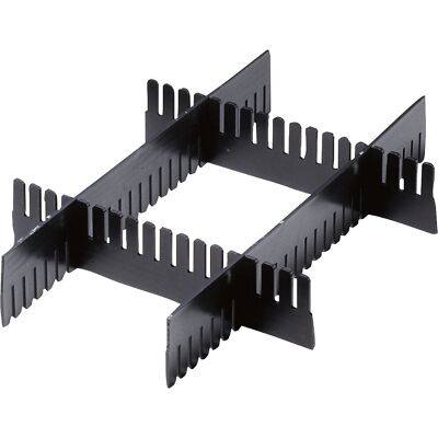 BITO Divisória do sistema de encaixe , embalagem de 10 unid., CxA 1150 x 50 mm, Divisória do sistema de encaixe, embalagem de 10 unid., CxA 1150 x 50 mm. Permitem a subdivisão individual. Fabricadas em PP-RE preto. Podem ser cortadas à medida com uma serr BITO Divisória do sistema de encaixe , embalagem de 10 unid., CxA 1150 x 50 mm, Divisória do sistema de encaixe, embalagem de 10 unid., CxA 1150 x 50 mm. Permitem a subdivisão individual. Fabricadas em PP-RE preto. Podem ser cortadas à medida com uma serr
