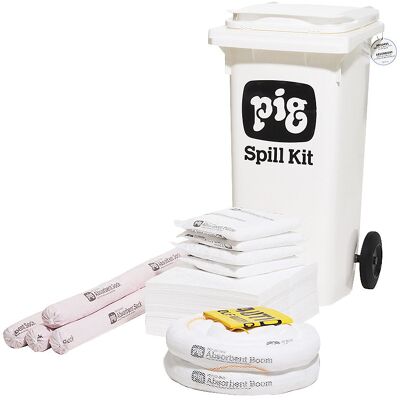 Kit de Emergência PIG Mobil - Amarelo/Preto - 120L Kit de Emergência PIG Mobil - Amarelo/Preto - 120L