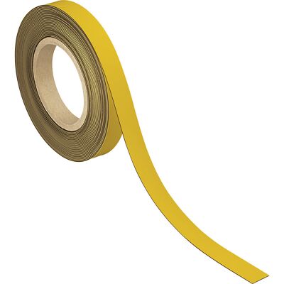 MAUL Fita de identificação, magnética , CxL 10000 x 20 mm, embalagem de 2 unid., amarelo, Fita de identificação, magnética, CxL 10000 x 20 mm, embalagem de 2 unid., amarelo. Magnética, adequada para escrita e lavável. Cortar a fita com uma tesoura, rotula MAUL Fita de identificação, magnética , CxL 10000 x 20 mm, embalagem de 2 unid., amarelo, Fita de identificação, magnética, CxL 10000 x 20 mm, embalagem de 2 unid., amarelo. Magnética, adequada para escrita e lavável. Cortar a fita com uma tesoura, rotula
