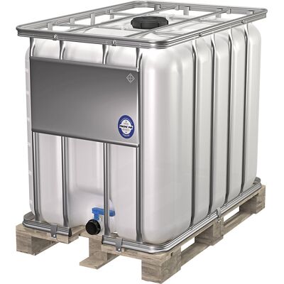 kaiserkraft Depósito IBC, standard, volume 600 l, natural, sobre palete de madeira, Depósito IBC, standard, volume 600 l, natural, sobre palete de madeira. Perfeito para a água da chuva. Próprio para alimentos. Empilhável. O Intermediate Bulk Container (I kaiserkraft Depósito IBC, standard, volume 600 l, natural, sobre palete de madeira, Depósito IBC, standard, volume 600 l, natural, sobre palete de madeira. Perfeito para a água da chuva. Próprio para alimentos. Empilhável. O Intermediate Bulk Container (I