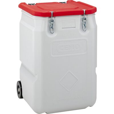 CEMO Recipiente coletor de substâncias perigosas Mobil-Box , capacidade 250 l, CxLxA 600 x 600 x 890 mm, vermelho, Recipiente coletor de substâncias perigosas Mobil-Box, capacidade 250 l, CxLxA 600 x 600 x 890 mm, vermelho. Recipiente para recolher e arma CEMO Recipiente coletor de substâncias perigosas Mobil-Box , capacidade 250 l, CxLxA 600 x 600 x 890 mm, vermelho, Recipiente coletor de substâncias perigosas Mobil-Box, capacidade 250 l, CxLxA 600 x 600 x 890 mm, vermelho. Recipiente para recolher e arma
