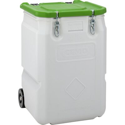 CEMO Recipiente coletor de substâncias perigosas Mobil-Box , capacidade 250 l, CxLxA 600 x 600 x 890 mm, verde, Recipiente coletor de substâncias perigosas Mobil-Box, capacidade 250 l, CxLxA 600 x 600 x 890 mm, verde. Recipiente para recolher e armazenar CEMO Recipiente coletor de substâncias perigosas Mobil-Box , capacidade 250 l, CxLxA 600 x 600 x 890 mm, verde, Recipiente coletor de substâncias perigosas Mobil-Box, capacidade 250 l, CxLxA 600 x 600 x 890 mm, verde. Recipiente para recolher e armazenar