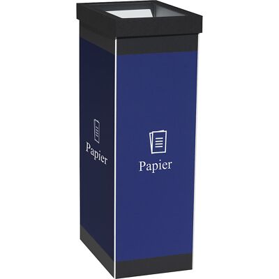 Paperflow Coletor de materiais recicláveis, plástico , capacidade 60 l, altura 760 mm, corpo preto, símbolo de papel, Coletor de materiais recicláveis, plástico, capacidade 60 l, altura 760 mm, corpo preto, símbolo de papel. Fornecido montado - pronto a s Paperflow Coletor de materiais recicláveis, plástico , capacidade 60 l, altura 760 mm, corpo preto, símbolo de papel, Coletor de materiais recicláveis, plástico, capacidade 60 l, altura 760 mm, corpo preto, símbolo de papel. Fornecido montado - pronto a s
