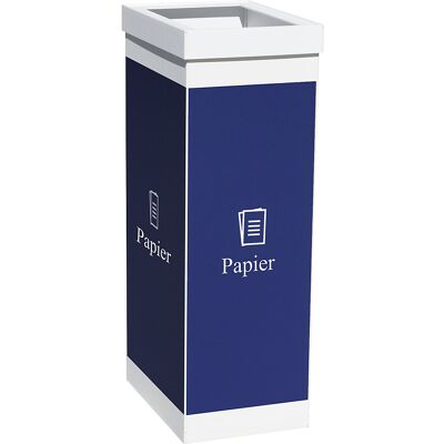 Paperflow Coletor de materiais recicláveis, plástico , capacidade 60 l, altura 760 mm, corpo branco, símbolo de papel, Coletor de materiais recicláveis, plástico, capacidade 60 l, altura 760 mm, corpo branco, símbolo de papel. Fornecido montado - pronto a Paperflow Coletor de materiais recicláveis, plástico , capacidade 60 l, altura 760 mm, corpo branco, símbolo de papel, Coletor de materiais recicláveis, plástico, capacidade 60 l, altura 760 mm, corpo branco, símbolo de papel. Fornecido montado - pronto a