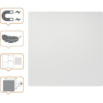 nobo Quadro branco, modular/sem caixilho , aço lacado, branco, LxA 450 x 450 mm, Quadro branco, modular/sem caixilho, aço lacado, branco, LxA 450 x 450 mm. Design sem caixilho. Superfície magnética. Modular. Inovador sistema de fixação magnético. Superfíc nobo Quadro branco, modular/sem caixilho , aço lacado, branco, LxA 450 x 450 mm, Quadro branco, modular/sem caixilho, aço lacado, branco, LxA 450 x 450 mm. Design sem caixilho. Superfície magnética. Modular. Inovador sistema de fixação magnético. Superfíc