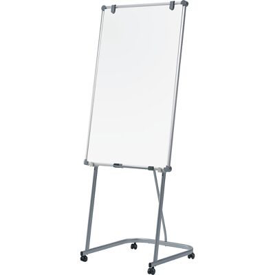MAUL Quadro branco, móvel , ajustável em altura, LxA 750 x 1200 mm, Quadro branco, móvel, ajustável em altura, LxA 750 x 1200 mm. Utilizável como quadro branco móvel, flip-chart e suporte de informação. Função de flip-chart graças a réguas de aperto variá MAUL Quadro branco, móvel , ajustável em altura, LxA 750 x 1200 mm, Quadro branco, móvel, ajustável em altura, LxA 750 x 1200 mm. Utilizável como quadro branco móvel, flip-chart e suporte de informação. Função de flip-chart graças a réguas de aperto variá