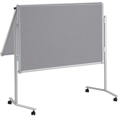 MAUL Painel de conferência pro, dobrável , superfície têxtil, cinzento, LxA 1200 x 1500 mm, Painel de conferência pro, dobrável, superfície têxtil, cinzento, LxA 1200 x 1500 mm. Rebatível, ideal para utilização móvel. Utilização possível de ambos os lados MAUL Painel de conferência pro, dobrável , superfície têxtil, cinzento, LxA 1200 x 1500 mm, Painel de conferência pro, dobrável, superfície têxtil, cinzento, LxA 1200 x 1500 mm. Rebatível, ideal para utilização móvel. Utilização possível de ambos os lados