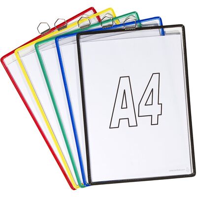 Tarifold Bolsa transparente suspensa , para formato A4, cores sortidas, embalagem com 10 unidades, Bolsa transparente suspensa, para formato A4, cores sortidas, embalagem com 10 unidades. Em película resistente, antirreflexos. Facilmente retiráveis e tran Tarifold Bolsa transparente suspensa , para formato A4, cores sortidas, embalagem com 10 unidades, Bolsa transparente suspensa, para formato A4, cores sortidas, embalagem com 10 unidades. Em película resistente, antirreflexos. Facilmente retiráveis e tran