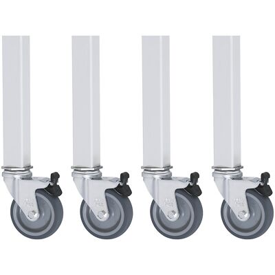 RAU Conjunto de rodas, embalagem de 4 unid. , para armação inferior 30 x 30 mm, 4 rodas orientáveis com imobilizadores, Conjunto de rodas, embalagem de 4 unid., para armação inferior 30 x 30 mm, 4 rodas orientáveis com imobilizadores. Os conjuntos de roda RAU Conjunto de rodas, embalagem de 4 unid. , para armação inferior 30 x 30 mm, 4 rodas orientáveis com imobilizadores, Conjunto de rodas, embalagem de 4 unid., para armação inferior 30 x 30 mm, 4 rodas orientáveis com imobilizadores. Os conjuntos de roda