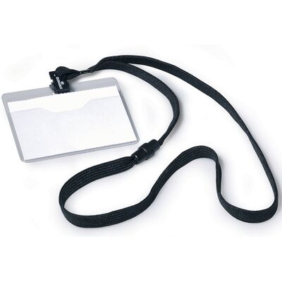 DURABLE Letreiro para nome com fita de tecido , com mola, AxL 60 x 90 mm, preto, embalagem de 40 unid., Letreiro para nome com fita de tecido, com mola, AxL 60 x 90 mm, preto, embalagem de 40 unid. Versão aberta para remoção rápida do encaixe. Combinado c DURABLE Letreiro para nome com fita de tecido , com mola, AxL 60 x 90 mm, preto, embalagem de 40 unid., Letreiro para nome com fita de tecido, com mola, AxL 60 x 90 mm, preto, embalagem de 40 unid. Versão aberta para remoção rápida do encaixe. Combinado c