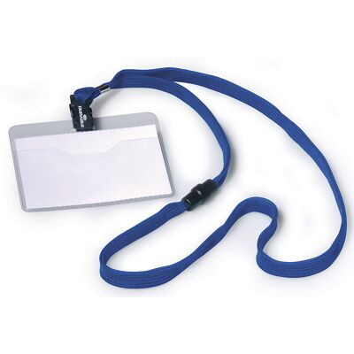 DURABLE Letreiro para nome com fita de tecido , com mola, AxL 60 x 90 mm, azul escuro, embalagem de 40 unid., Letreiro para nome com fita de tecido, com mola, AxL 60 x 90 mm, azul escuro, embalagem de 40 unid. Versão aberta para remoção rápida do encaixe. DURABLE Letreiro para nome com fita de tecido , com mola, AxL 60 x 90 mm, azul escuro, embalagem de 40 unid., Letreiro para nome com fita de tecido, com mola, AxL 60 x 90 mm, azul escuro, embalagem de 40 unid. Versão aberta para remoção rápida do encaixe.